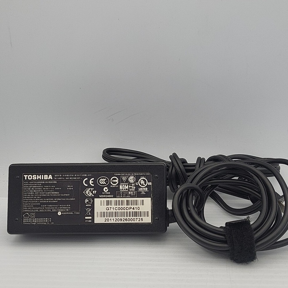 Genuine‎ Toshiba Laptop Charger AC Adapter Power Supply R35737